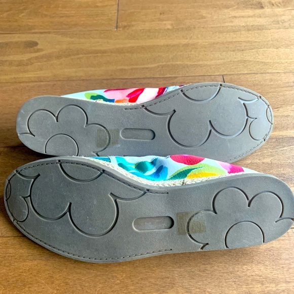 Size 10 * Jeanne Beker * Floral Flat Shoes * Never Worn - Picture 3 of 5